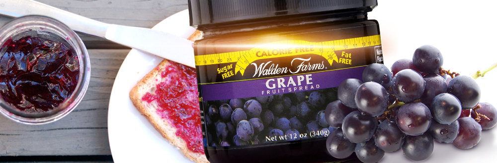 walden farms fruit spread grape