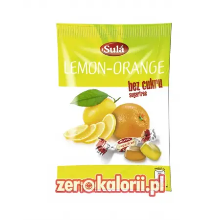 Cukierki Cytrynowo-Pomarańczowe Sula 50g BEZ CUKRU, Sugar Free