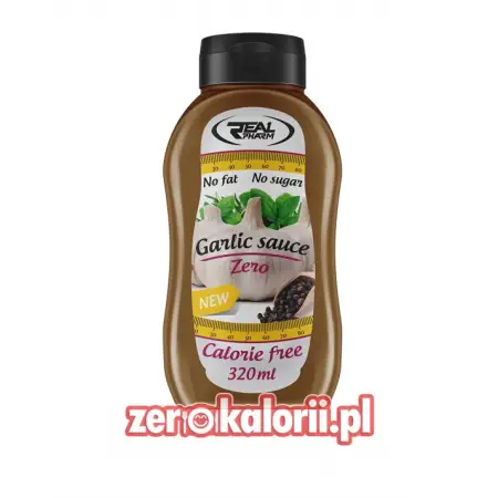 Sos Czosnkowy Garlic 320 ml Zero Kalorii Real Pharm