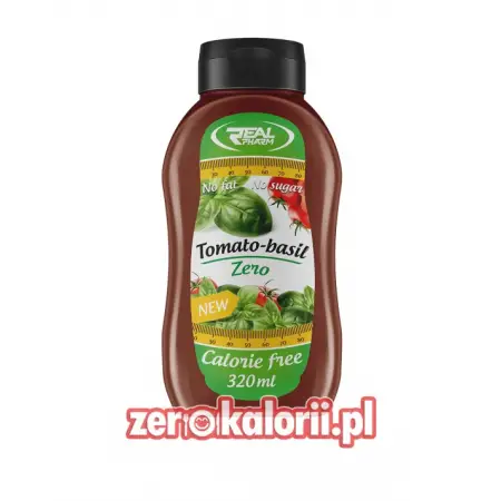 Sos Tomato-Basil, Pomidorowy 320 ml Zero Kalorii Real Pharm