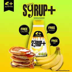  Syrup Zero+ Banan 425ml, 4+ NUTRITION 