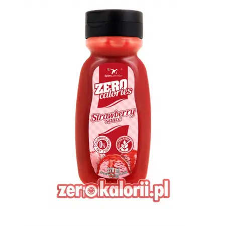 Syrop Truskawka Zero Kalorii, 320ML Sport Definition