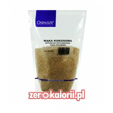 Mąka Kokosowa Naturalna Odtłuszczona 500g, Ostrovit