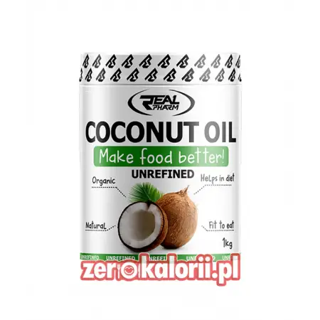 Olej Kokosowy 1kg 100% NieRafinowany RealPharm