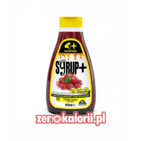  Syrup Zero+ Żurawina 425ml, 4+ NUTRITION 