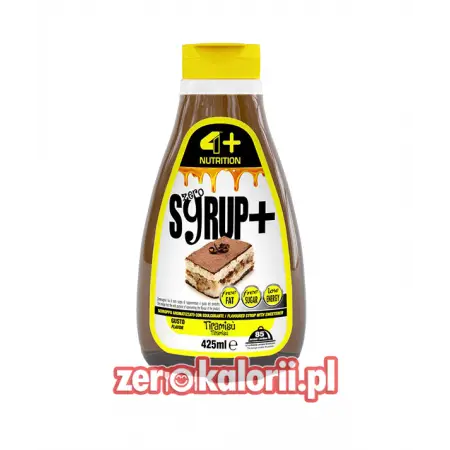 Syrup Zero+ Tiramisu 425ml, 4+ NUTRITION