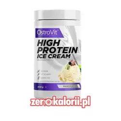 High Protein Ice Cream WANILIA 400g Ostrovit, Lody Białkowe