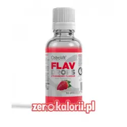Flav Drops Strawberry 50ml Ostrovit - aromat Traskawkowy