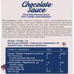 Sos Chocolate Sauce ZERO % ALLNUTRITION 300g 