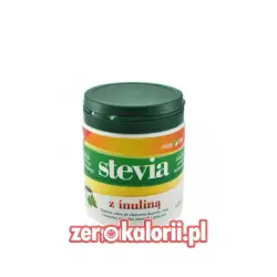 Słodzik Stevia z Inuliną w proszku 140g ZIELONY LISTEK