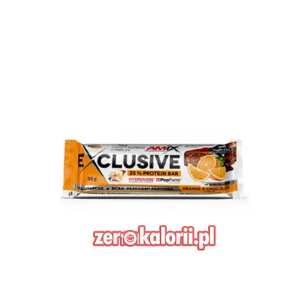 Exclusive Protein Bar CZEKOLADA - POMARAŃCZA 85g, Amix Nutrition