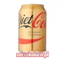 Diet Coke Bez Kofeiny ZERO - 330ml puszka