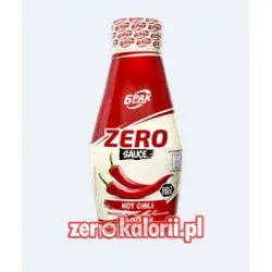 Hot Chili Zero Sauce 400ml, 6PAK Nutrition