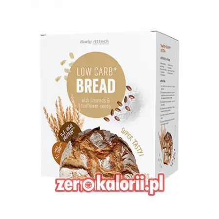 Low Carb Bread - Chleb niskowęglowodanowy 360g, Body Attack