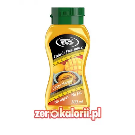 Syrop Curry - Mango 500 ml Zero Kalorii Real Pharm