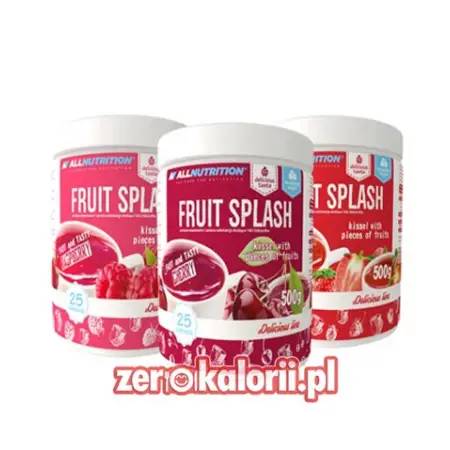 Fruit Splash - Kisiel bez cukru MALINOWY 500g, Allnutrition
