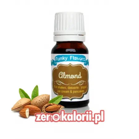 Aromat Funky Flavors Almond - Migdałowy BEZ CUKRU I TŁUSZCZU