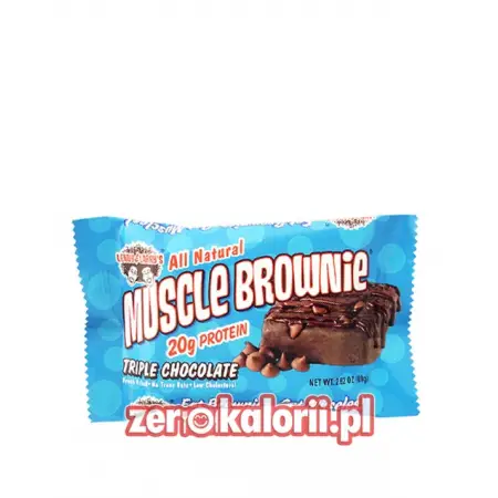 Muscle Brownie Potrójna Czekolada, 20g białka