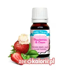 Aromat Funky Flavors Strawberries Cream - Truskawki ze Śmietaną BEZ CUKRU I TŁUSZCZU